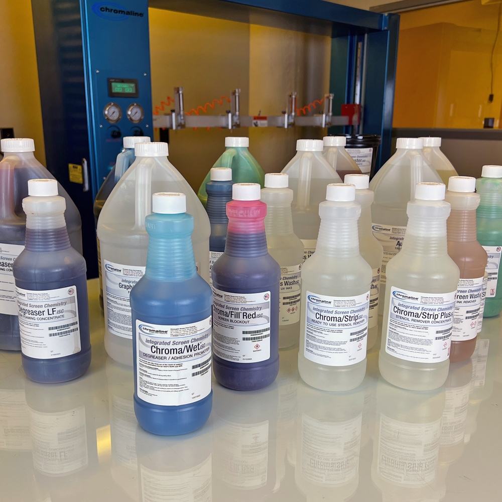 chromaline integrated screen chemistry screen printing chemicals
